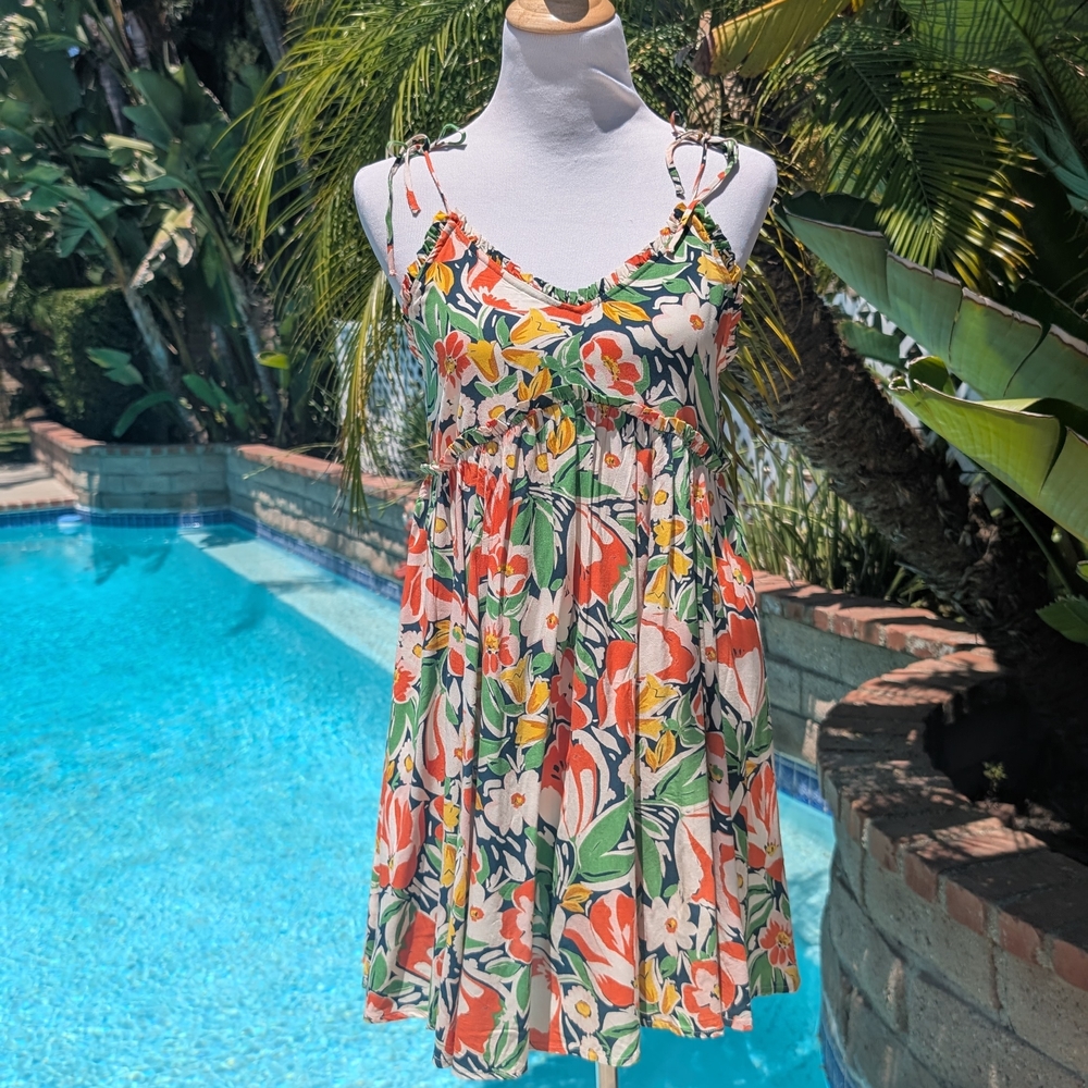 Malibu Floral Mini Dress - Multicolor
